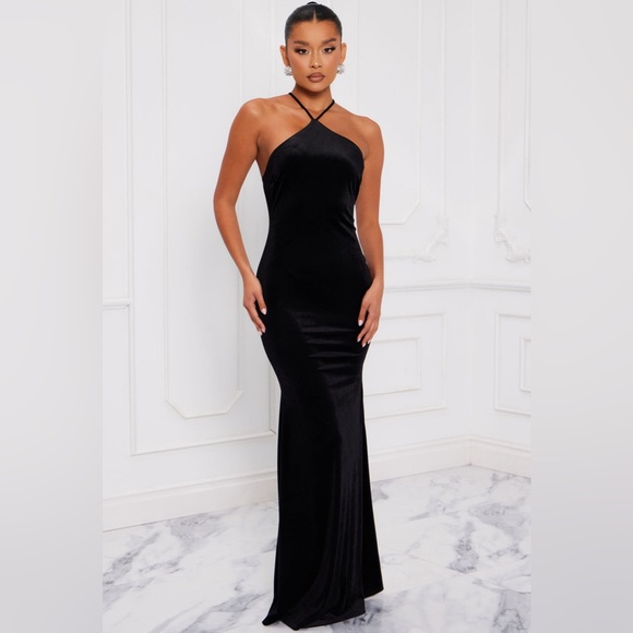 Dresses & Skirts - Maxi Velour Dress